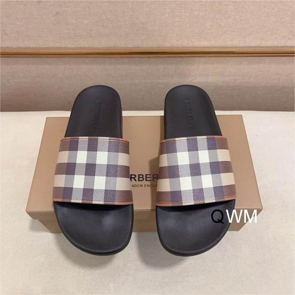 2024コレクション バーバリー コピー サンダル スポーティ 快適 耐水性 チェック柄 定番 BURBERRY 