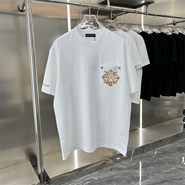 CHROME HEARTS コピー Tシャツ ロゴ カジュアル雰囲気 プリント クロムハーツ 