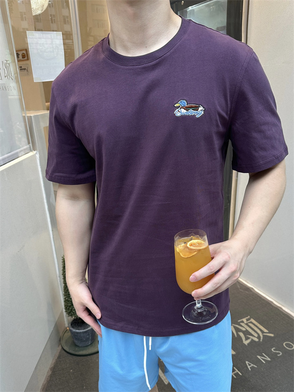 バーバリー スーパーコピー Tシャツ 刺繡 ロゴ 洗練 ユニセックス オーバーサイズ ブランドロゴ