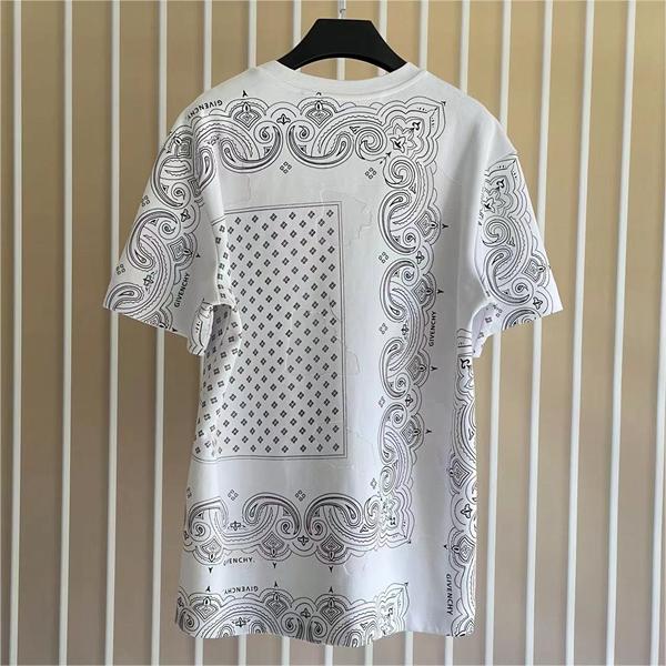 ジバンシィ スーパーコピー Tシャツ 繊細 幻想的 フラワーフォトプリント ブランド ロゴ GIVENCHY