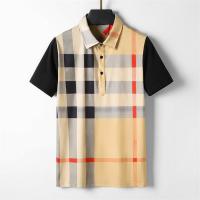 バーバリー スーパーコピー ポロシャツ チェック柄 パネルデザイン BURBERRY