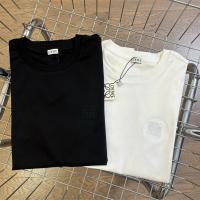 ロエベ スーパーコピー Tシャツ 定番 立体 エンボス 刺繡 ロゴ 柔らかい手触り 綿 ミニマリズム LOEWE