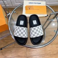 ルイヴィトン コピー サンダル ダミエロゴ 2色 厚底 デザイン おしゃれ 柔軟 滑り止め LOUIS VUITTON