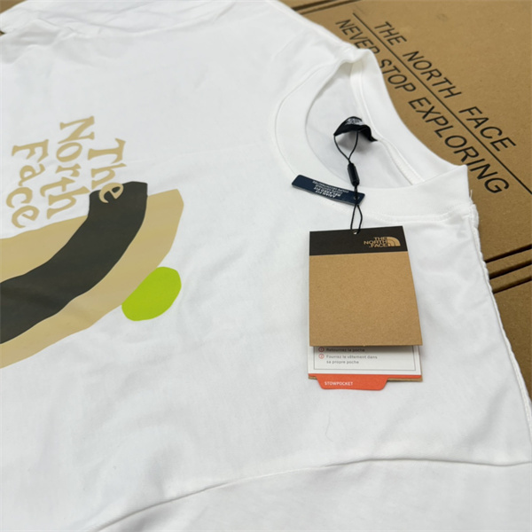 ザノースフェイス スーパーコピー Tシャツ かわいい 落書き プリント ユニセックス 2色 THE NORTH FACE