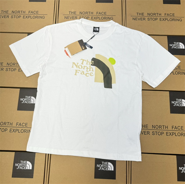 ザノースフェイス スーパーコピー Tシャツ かわいい 落書き プリント ユニセックス 2色 THE NORTH FACE