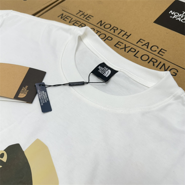 ザノースフェイス スーパーコピー Tシャツ かわいい 落書き プリント ユニセックス 2色 THE NORTH FACE