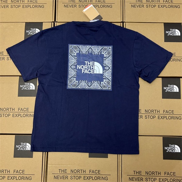 THE NORTH FACE スーパーコピー Tシャツ ペイズリー 柄 3色 ストリート系 ユニセックス ザノースフェイス
