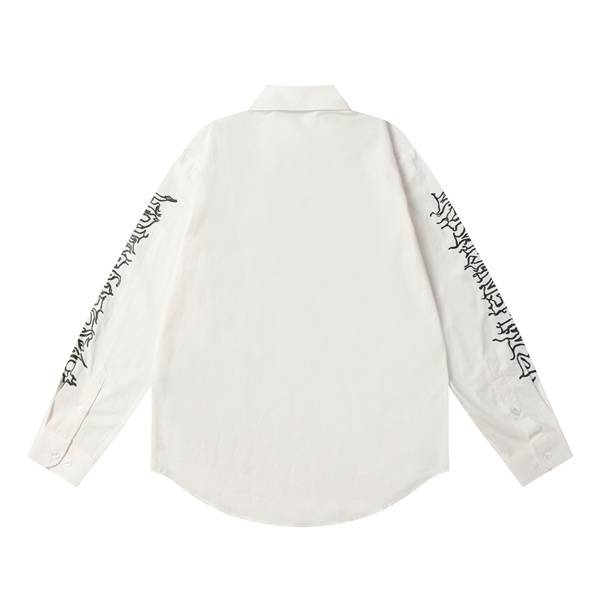 BALENCIAGA スーパーコピー シャツ ロゴ プリント ゆったり ユニセックス 2色 バレンシアガ