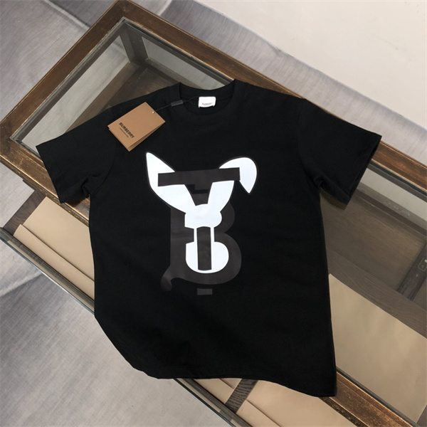 バーバリー スーパーコピー Ｔシャツ ロゴ プリント柄 うさぎ ファッション サマー限定 BTロゴ BURBERRY
