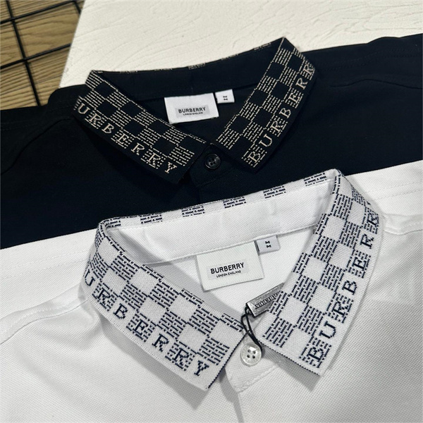 バーバリー スーパーコピー ポロシャツ 刺繍 ロゴ 2色 限定希少品 カジュアル メンズ BURBERRY