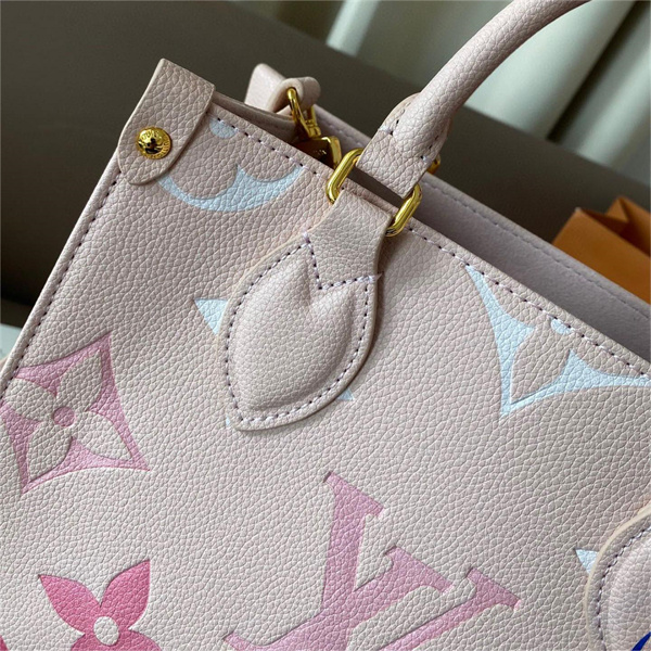 【M46513】LOUIS VUITTON スーパーコピー ハンドバッグ オレンジグラデ 可愛い onthego シリーズ ルイヴィトン