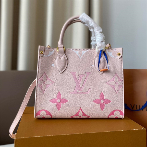 【M46513】LOUIS VUITTON スーパーコピー ハンドバッグ オレンジグラデ 可愛い onthego シリーズ ルイヴィトン