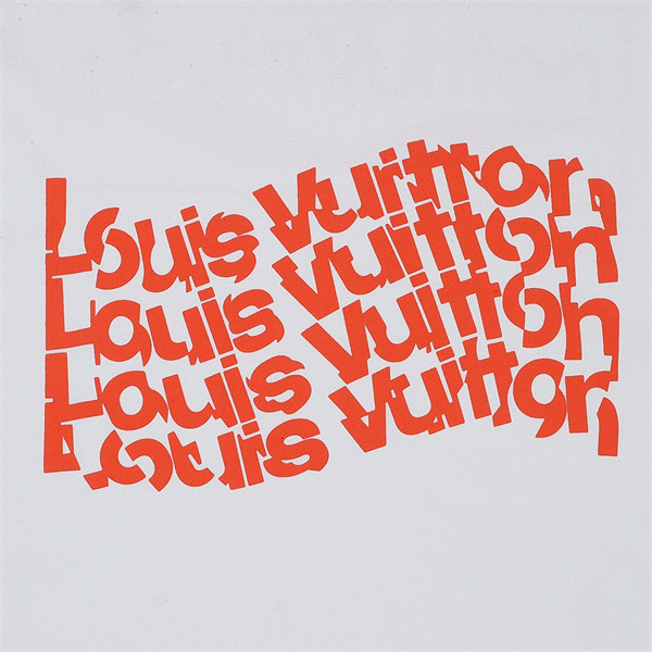 LOUIS VUITTON 偽物 Ｔシャツ シグネチャー 立体 ロゴ プリント 春夏新作 毎日着たくなる ルイヴィトン