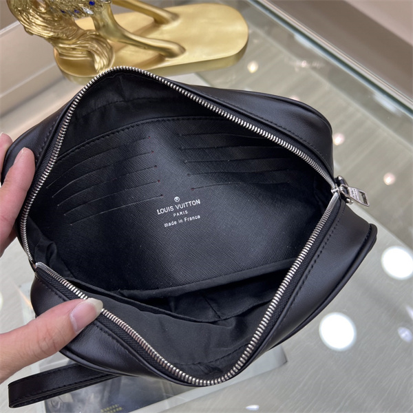 LOUIS VUITTON コピー 手持ちバッグ ダミエ グラフィット Damier Graphite ポシェット セカンドバッグ ルイヴィトン