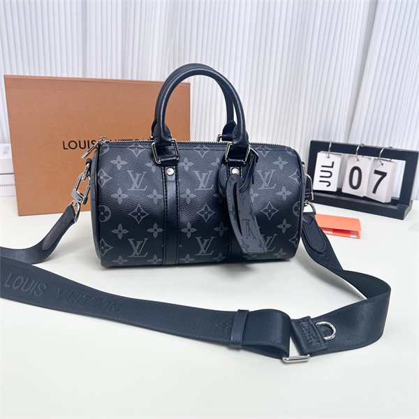 LOUIS VUITTON スーパーコピー ハンドバッグ 上品 キーポル・バンドリエール 25 Eclipse Reverse ルイヴィトン 