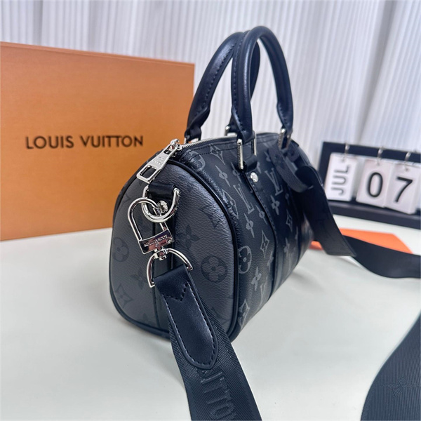LOUIS VUITTON スーパーコピー ハンドバッグ 上品 キーポル・バンドリエール 25 Eclipse Reverse ルイヴィトン 