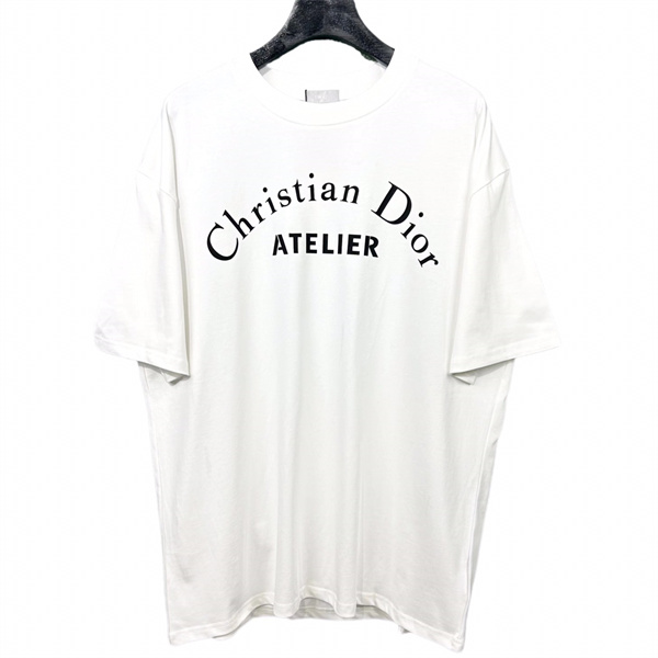 ディオール 偽物 Ｔシャツ シンプル ロゴ プリント 柄 100％コットン DIOR