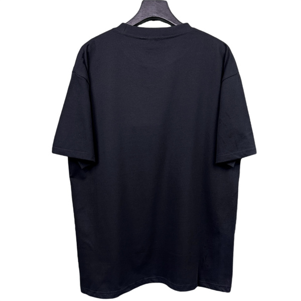 DIOR コピー Ｔシャツ ロゴ 通気性 カジュアル 100％コットン グラデーション ディオール 