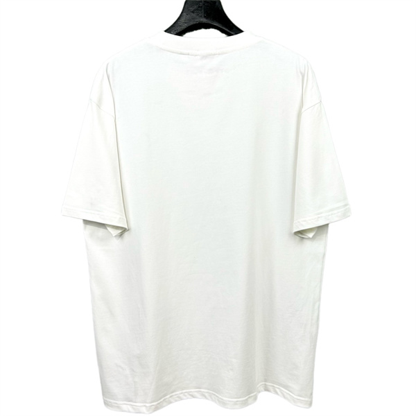 DIOR コピー Ｔシャツ ロゴ 通気性 カジュアル 100％コットン グラデーション ディオール 
