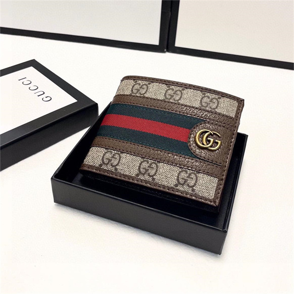 GUCC1 スーパーコピー 財布 GGコイン ウォレット ストライプ メンズ ロゴ プリント 