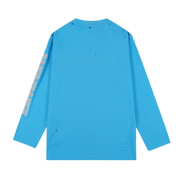 BALENCIAGA スーパーコピー 長袖Ｔシャツ Maison クラッシュ加工 オーバーサイズ バレンシアガ
