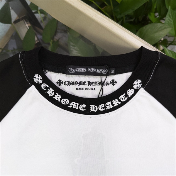 CHROME HEARTS 偽物 長袖Tシャツ ロゴ プリント 快適さとスタイル 品質よい 通気性 クロムハーツ