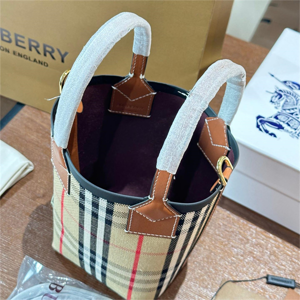 バーバリー スーパーコピー ハンドバッグ London check ミニ 取り外し可能ベルト ロンドン BURBERRY 