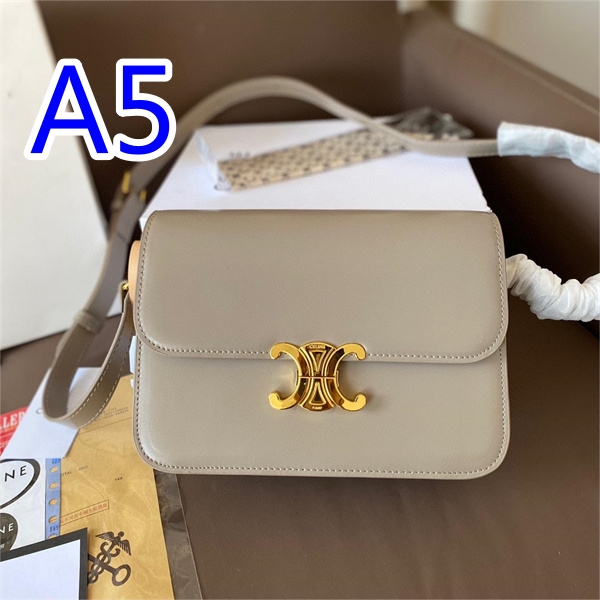 セリーヌ 偽物 ショルダーバッグ ティーン トリオンフ バッグ シャイニーカーフ CELINE