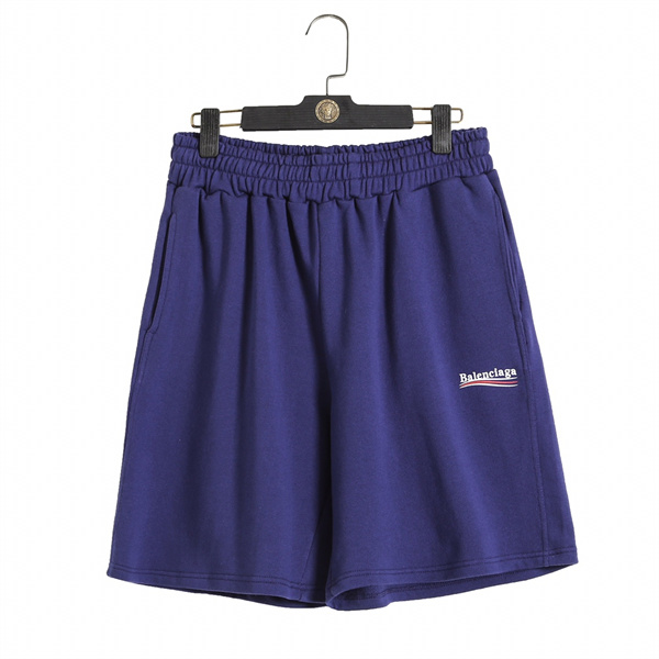バレンシアガ コピー ハーフパンツ キャンペーン ロゴ プリント ショート 赤と白 BALENCIAGA