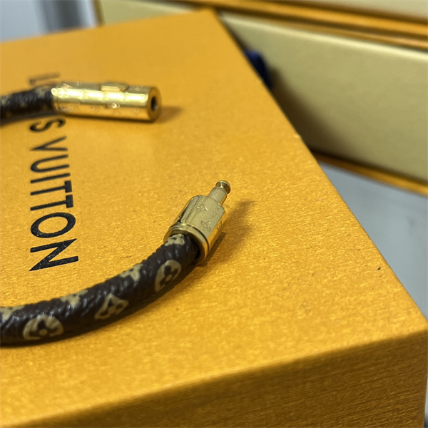 ルイヴィトン コピー ブレスレット CONFIDENTIAL レザー モノグラム メンズ21cm レディース18cm LOUIS VUITTON 