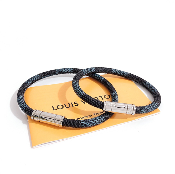 ルイヴィトン コピー ブレスレット CONFIDENTIAL レザー モノグラム メンズ21cm レディース18cm LOUIS VUITTON 