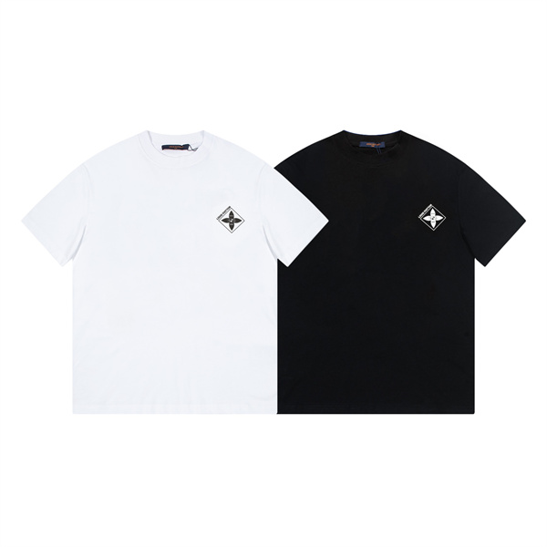ルイヴィトン コピー Ｔシャツ ロゴ 柄 100％コットン モノグラム 柄 LOUIS VUITTON