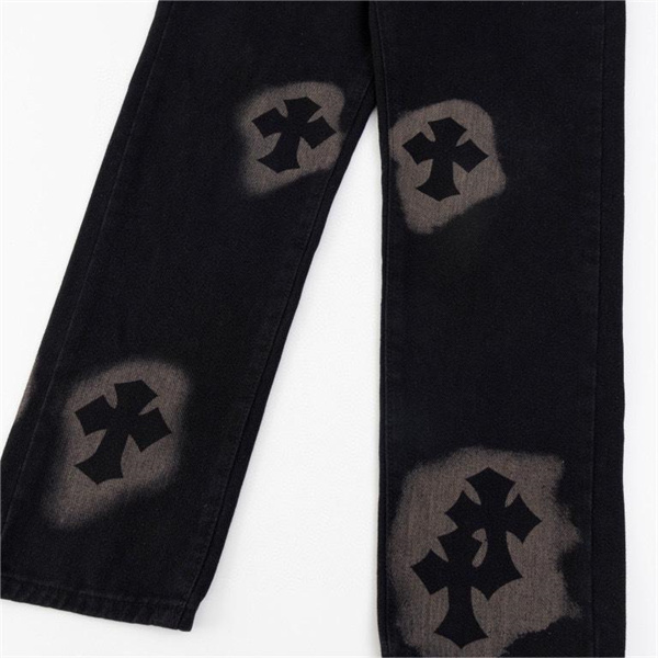 CHROME HEARTS スーパーコピー ジーンズロゴプリントカジュアル デニム 水洗い ストリート系クロムハーツ