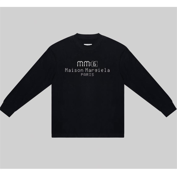 メゾン マルジェラ コピー 長袖Ｔシャツ 時計テーマ 立体 ロゴ ユニセックス Maison Margiela