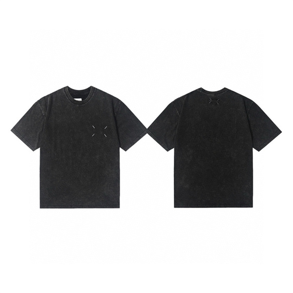 Maison Margiela スーパーコピー Ｔシャツ 刺繍 ロゴ レトロ カジュアル クルーネック メゾン マルジェラ