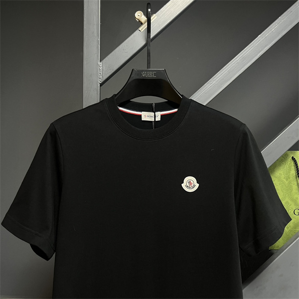 MONCLER スーパーコピー Ｔシャツ ユニセックス ロゴ 2色 ワッペン付き モンクレール