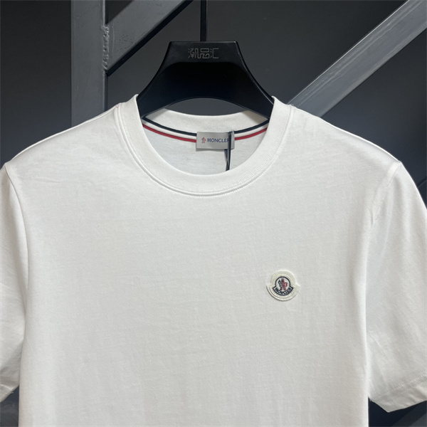 MONCLER スーパーコピー Ｔシャツ ユニセックス ロゴ 2色 ワッペン付き モンクレール