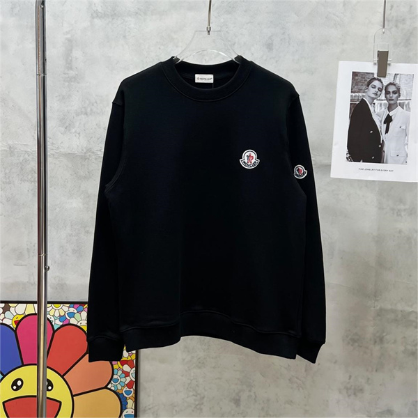 MONCLER コピー トレーナー クルーネック 100％綿生地 ゆったり オーバーサイズ ワッペン モンクレール