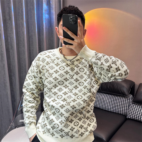 LOUIS VUITTON スーパーコピー セーター モノグラム カシミヤニット スウェット 柄 ルイヴィトン