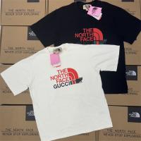 GUCCI x THE NORTH FACE コピー Tシャツ ロゴ コラボレーション プリント 柄 ユニセックス ザノースフェイス