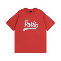 バレンシアガ コピー Ｔシャツ ゆったり リラックス enjoy Paris ロゴ プリント ユニセックス BALENCIAGA
