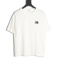 セリーヌ スーパーコピー Ｔシャツ 馬車柄 ブランドロゴ クラシック エレガント 純綿素材 CELINE