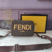 FENDI コピー ショルダーバッグ FFロゴ モノグラム F7M0286 ファスナー フェンディ