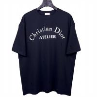 ディオール 偽物 Ｔシャツ シンプル ロゴ プリント 柄 100％コットン DIOR