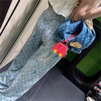 お洒落メンズに Tyler ｘ LOUIS VUITTON コピー ジーンズ デニムパンツ モノグラム コラボ ルイヴィトン