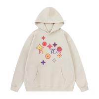 LOUIS VUITTON スーパーコピー パーカー オーバーサイズ ユニセックス 純綿素材 ロゴ柄 ルイヴィトン