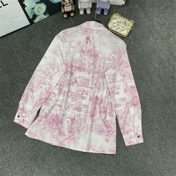 ディオール スーパーコピー シャツ 森 ロゴ プリント 自然シリーズ ジャングル DIOR 