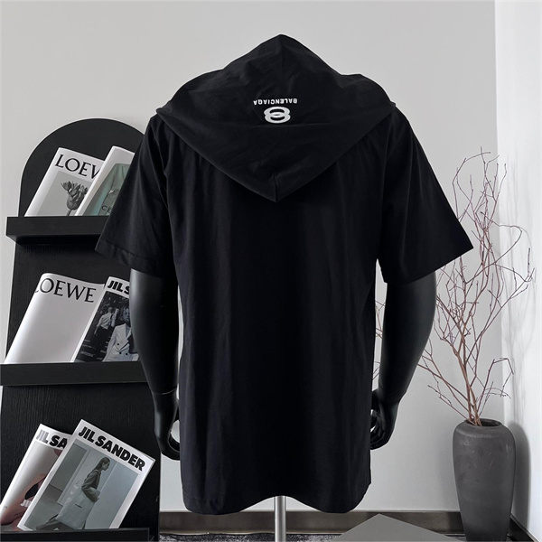 バレンシアガ コピー Ｔシャツ MEN'S UNITY アイコン オーバーサイズ 2色 フード付き BALENCIAGA 