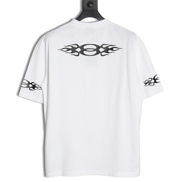 BALENCIAGA スーパーコピー Ｔシャツ ロゴ プリント ジャージー素材 ユニセックス クルーネック バレンシアガ