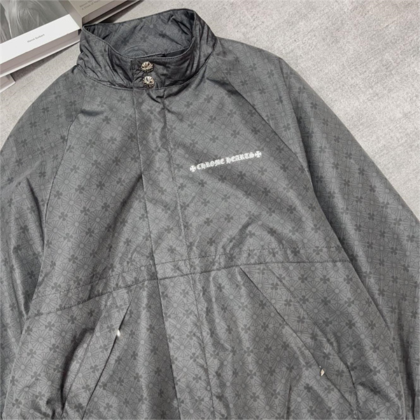CHROME HEARTS コピー ジャケット CHロゴ モノグラム ジャカード ユニセックス 高品質 クロムハーツ